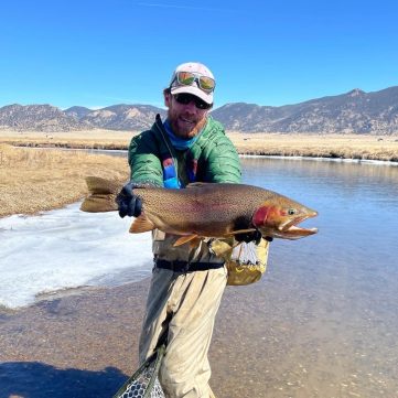 Jacob with catch on south platte dream stream