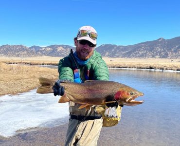 Jacob with catch on south platte dream stream